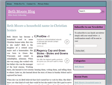 Tablet Screenshot of bethmooreblog.com